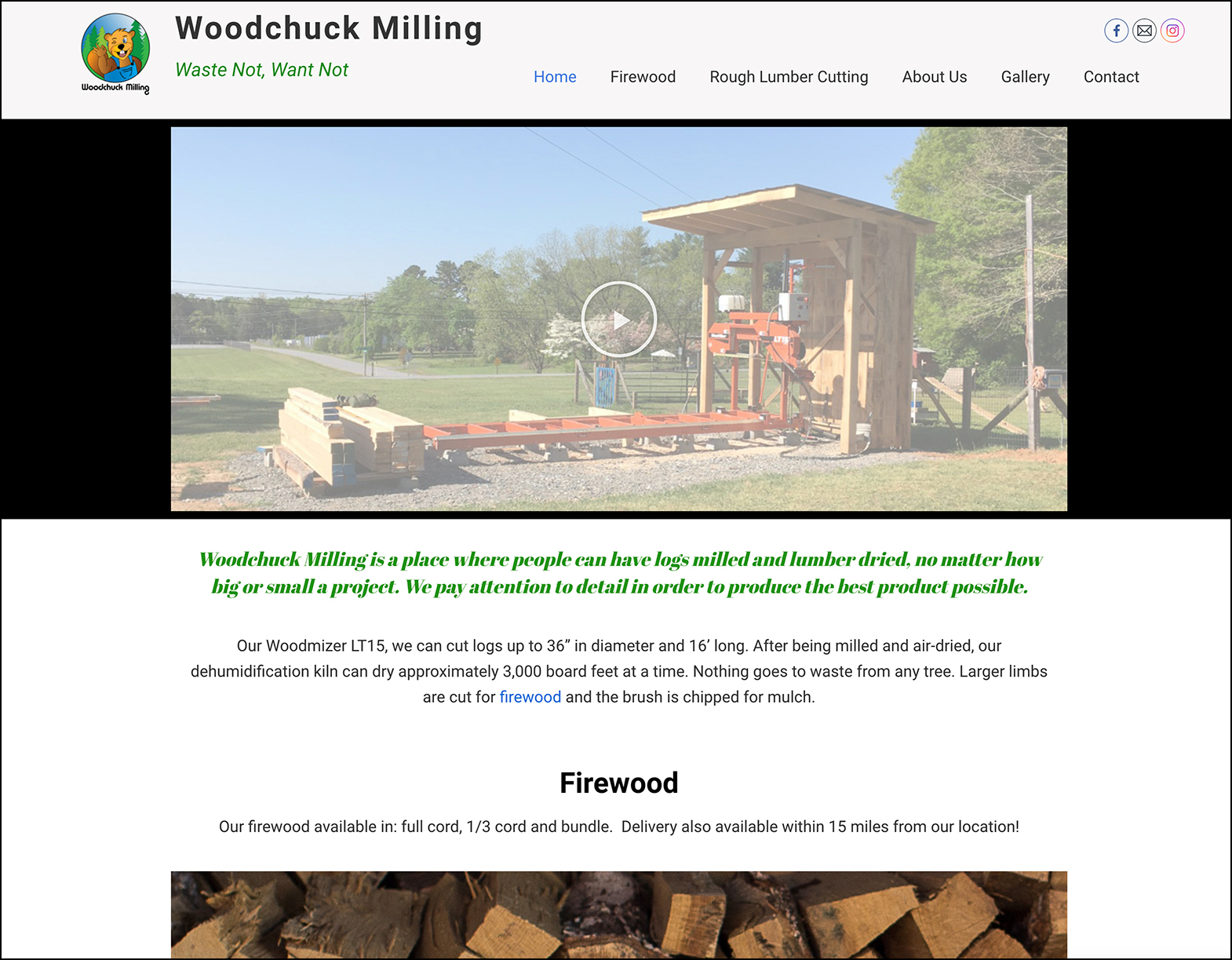 Woodchuck Milling, click to learn more